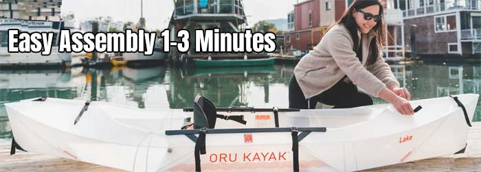 Oru Lake Kayak Assembly - Unfold and Put it Together in Only 1-3 Minutes