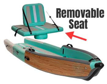 Removable Kayak Seat Turns BOTE Deus into Paddleboard