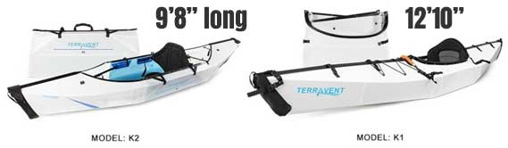 Terravent Origami Kayak: K1 and K2 Models Compared