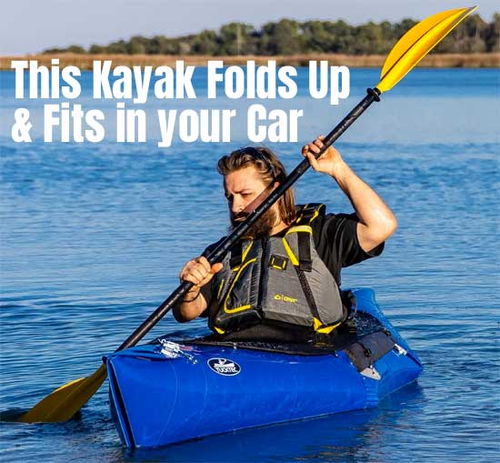 Tucktec Kayaks Fold Up and Fit in Your Car, on a Bike or Carry on a Plane